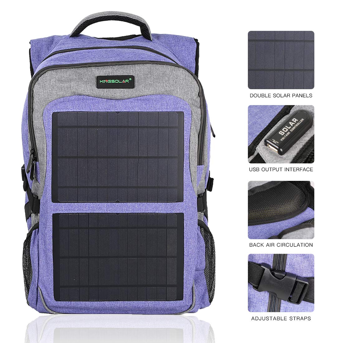 sunkingdom solar backpack