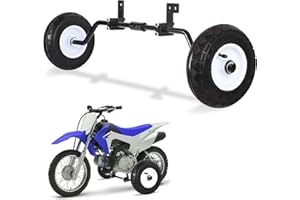 PHATRIP Dirt Bike Training Wheels,Adjustable Height Motorcycle Training Wheels Compatible With Razor MX500 MX125 MX400 Honda CRF50 XR50 Z50 Yamaha PW50 TTR50 KTM 50cc And Most 50cc Motorcycles