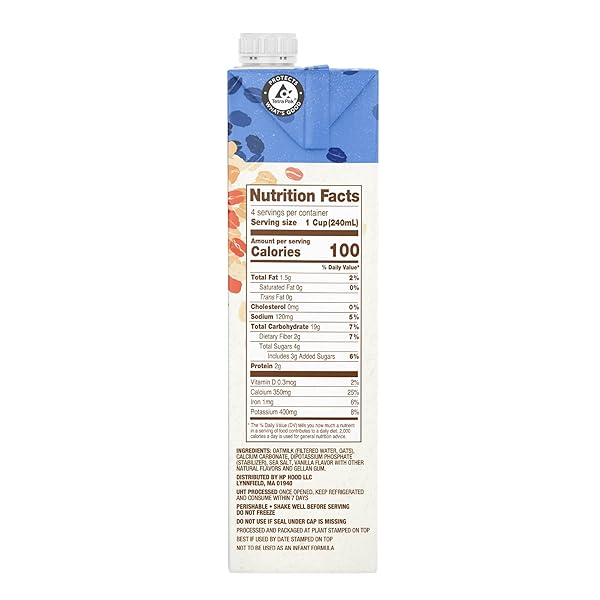 PLANET OAT VANILLA OATMILK, 32 FL OZ