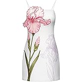 JW PEI Women's 3D Floral Appliqué Strapless Mini Dress