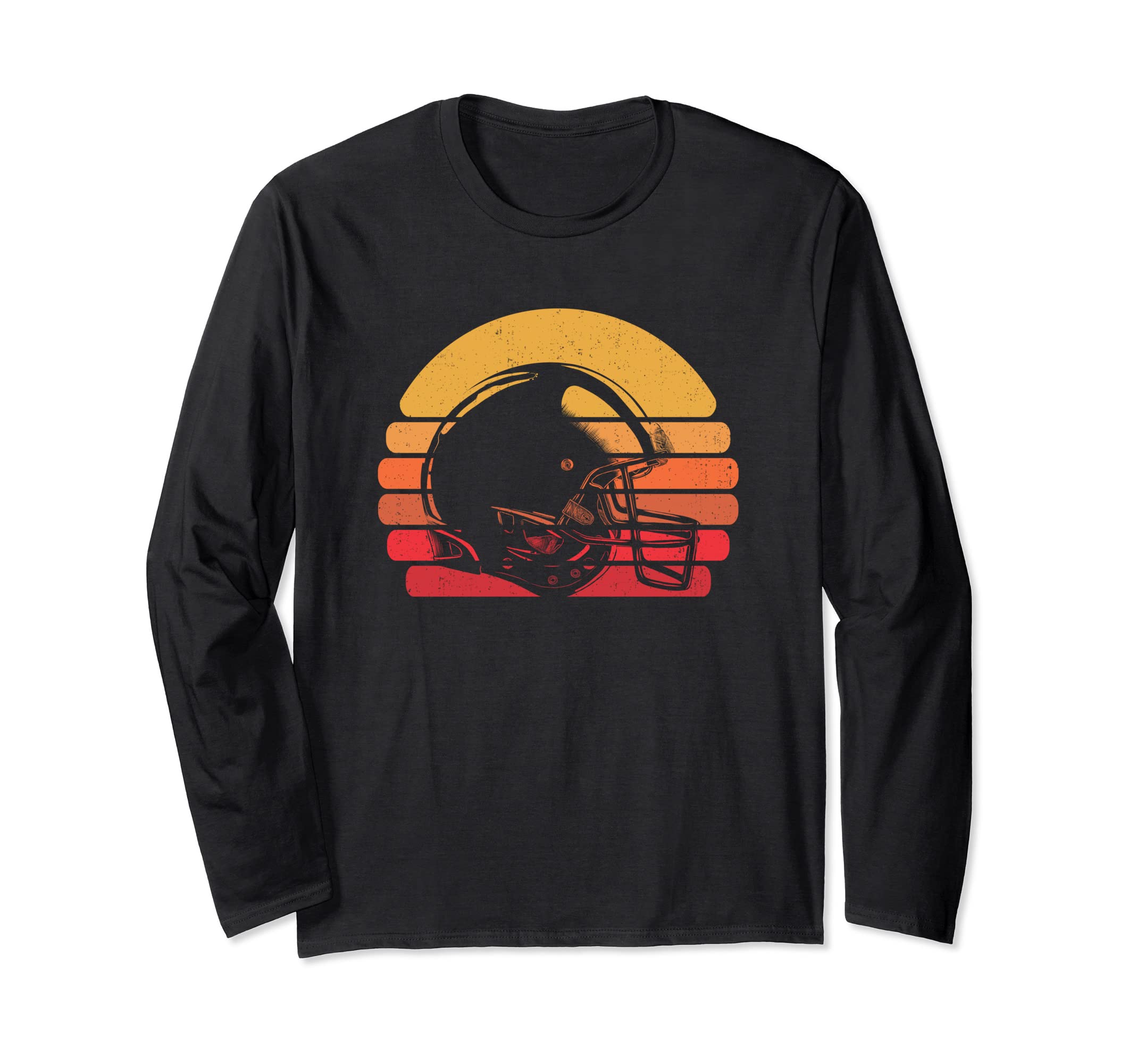 Retro American Football Team - Vintage Football Player Long Sleeve T-Shirt