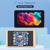 Waveshare 7 inch Touchscreen Kit Raspberry Pi Zero 1024x600 5-point Capacitive view 3