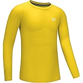 G Gradual Boys Youth Compression Shirt Long Sleeve Football Baseball Undershirt Quick Dry Sports Base Layer for Boy