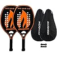 Beach Tennis Paddle Racket Racquet Carbon Frame with Soft EVA core New Model