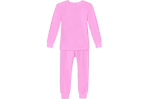 City Threads Boys and Girls Thermal Underwear Base Layer Long John Set - Soft 100% Cotton - Made in USA