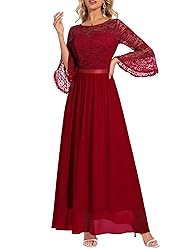 Wedtrend Women's Bridesmaid Dresses, 3/4 Flared