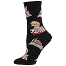 Socksmith Cats on Books Socks (Black)