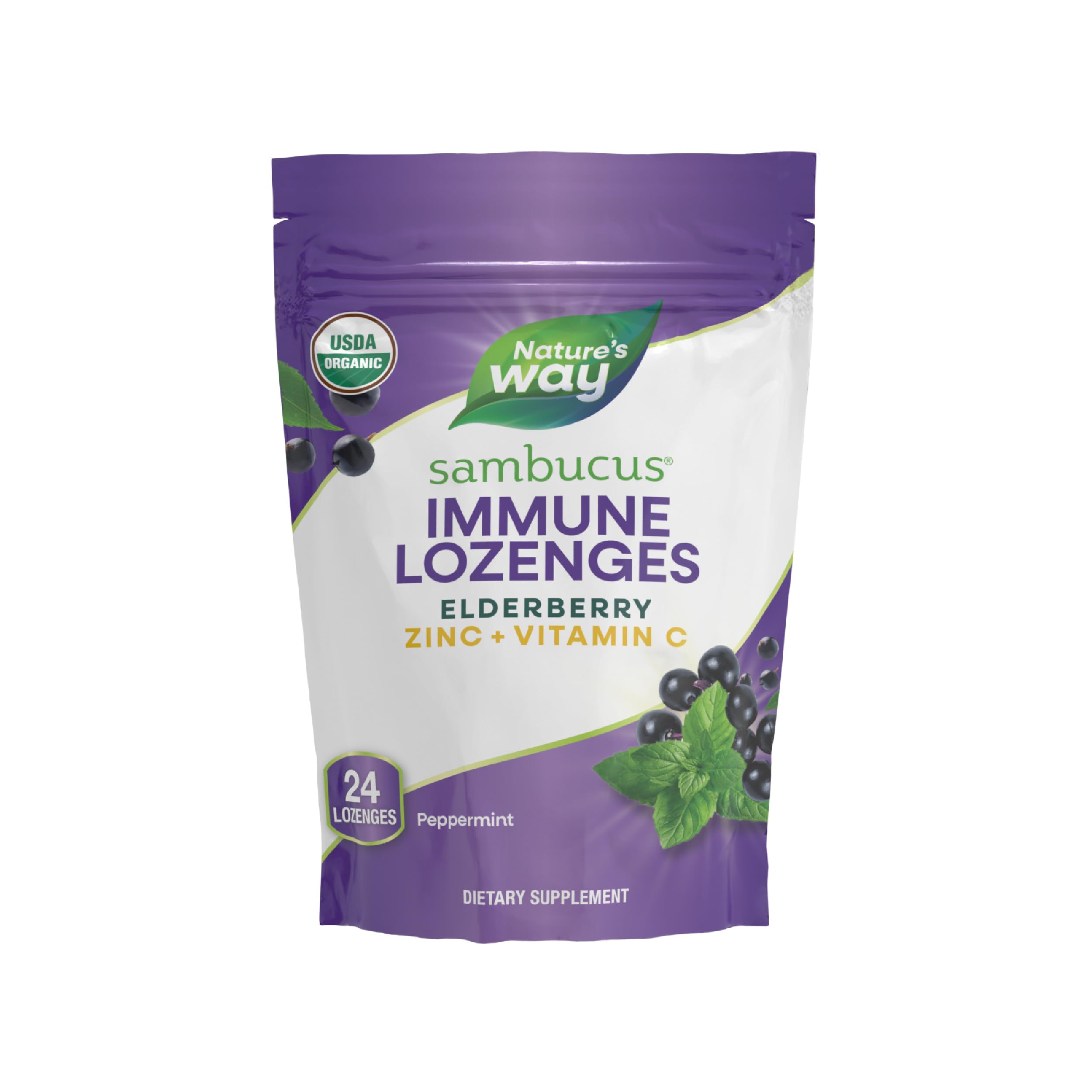 Sambucus Immune Lozenges (Peppermint)