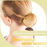 Sularpek 35 Pcs Hair Net Set Blonde Elastic Edge 50 cm Bun Nets for Ballet view 6