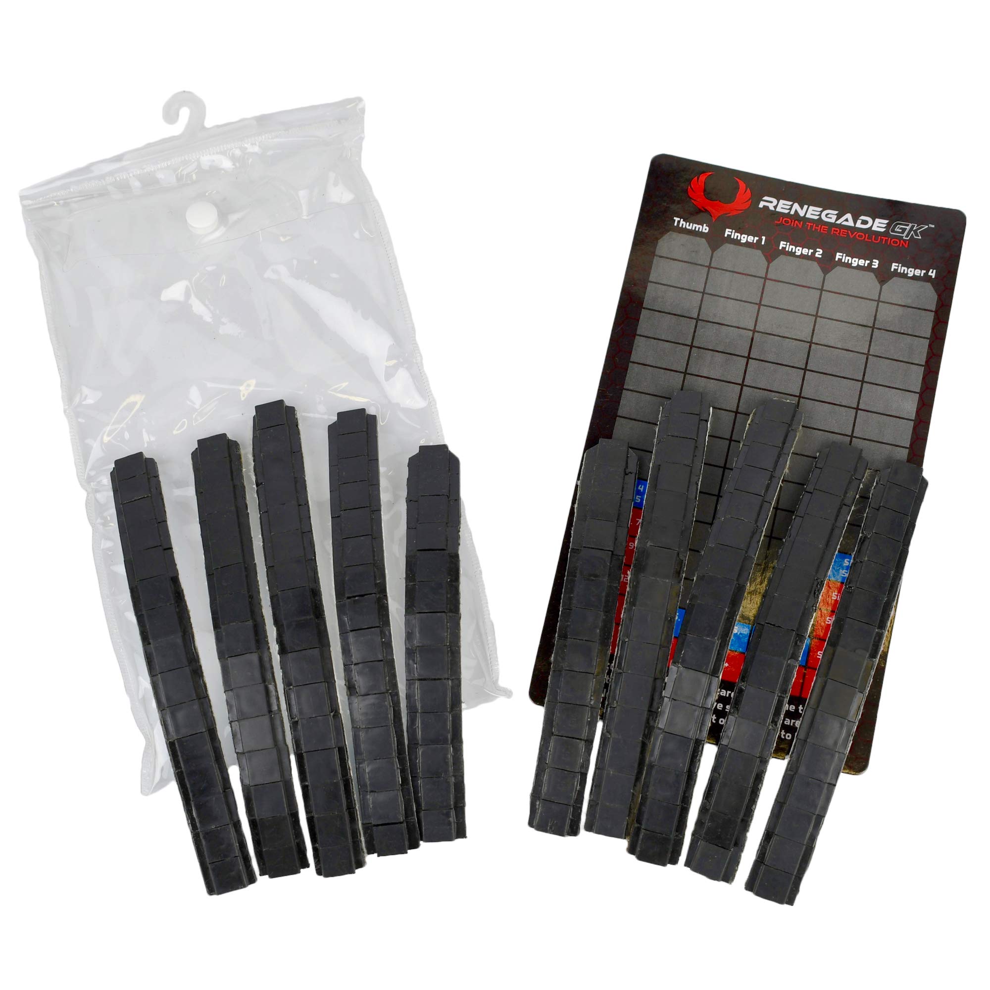 Renegade GK Endo Pro-Tek Fingersaves (Set of 10) Fits Goalkeeper Gloves Sizes 4-12, Maximum Protection