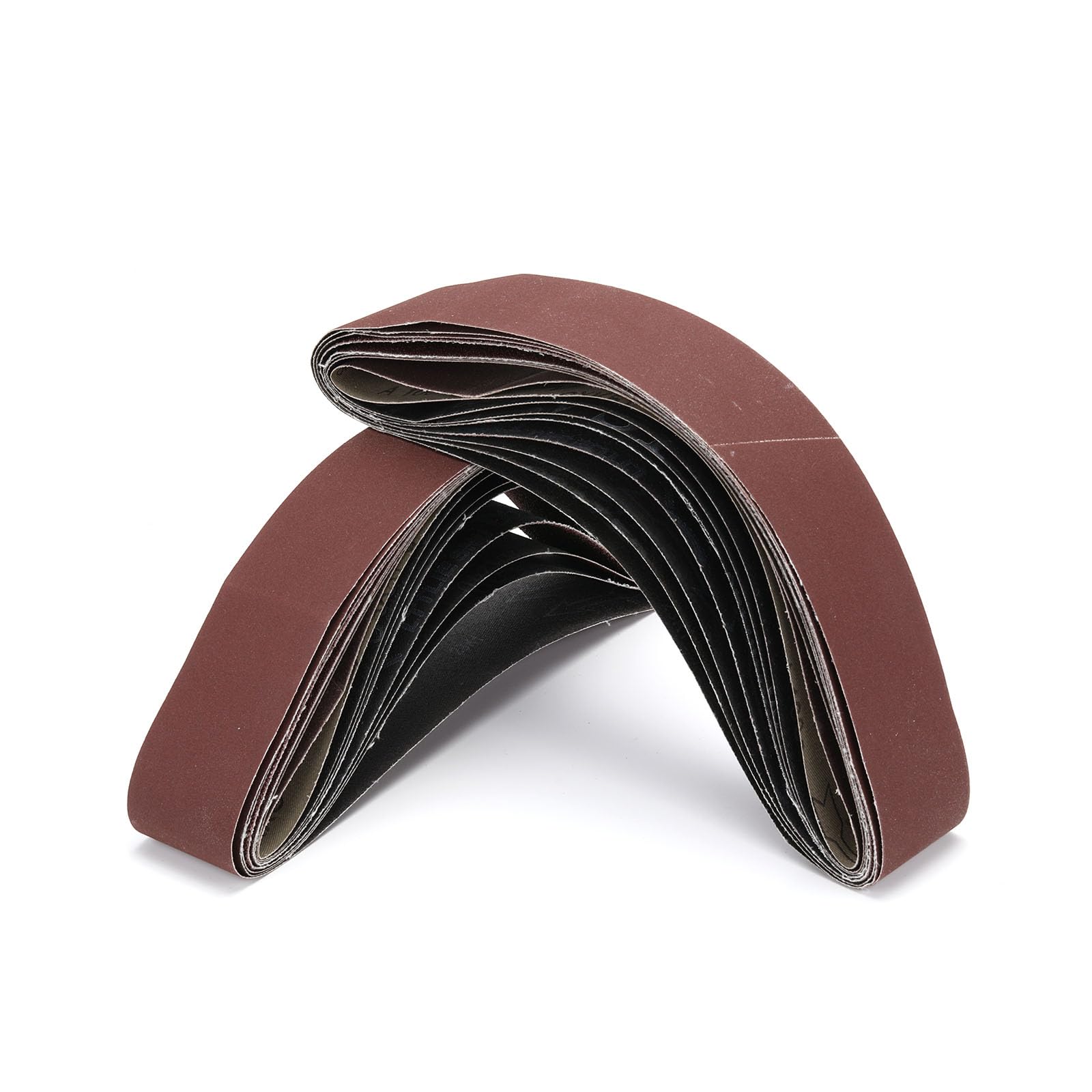 Sanding Belts 50 x 686 mm Pack of 16, Sanding Belt Set 2 x Grit 60/120/240/320/400/600/800/1000 for Belt Sander, Sanding Machine, Belt Sander, Polishing Metal, Wood, Finger Sander