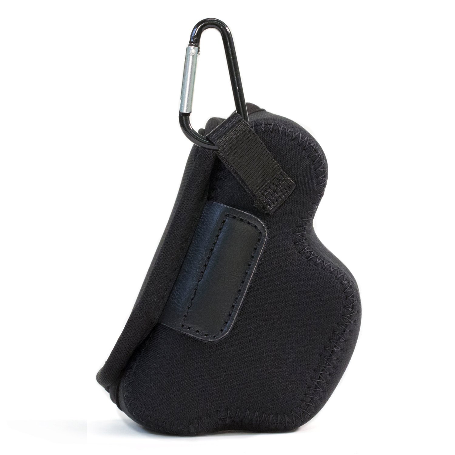 MegaGear ''Ultra Light'' Neoprene Camera Case Bag with Carabiner for Nikon 1 J4, Nikon 1 J5 with 10-30mm (Black)