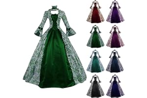 TIGENA Women's Victorian Rococo Ball Gown Dress 18th Century Marie Antoinette Wedding Dress