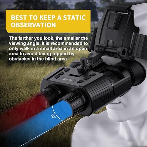4K Handsfree Night Vision Goggles, Night Vision Binoculars with