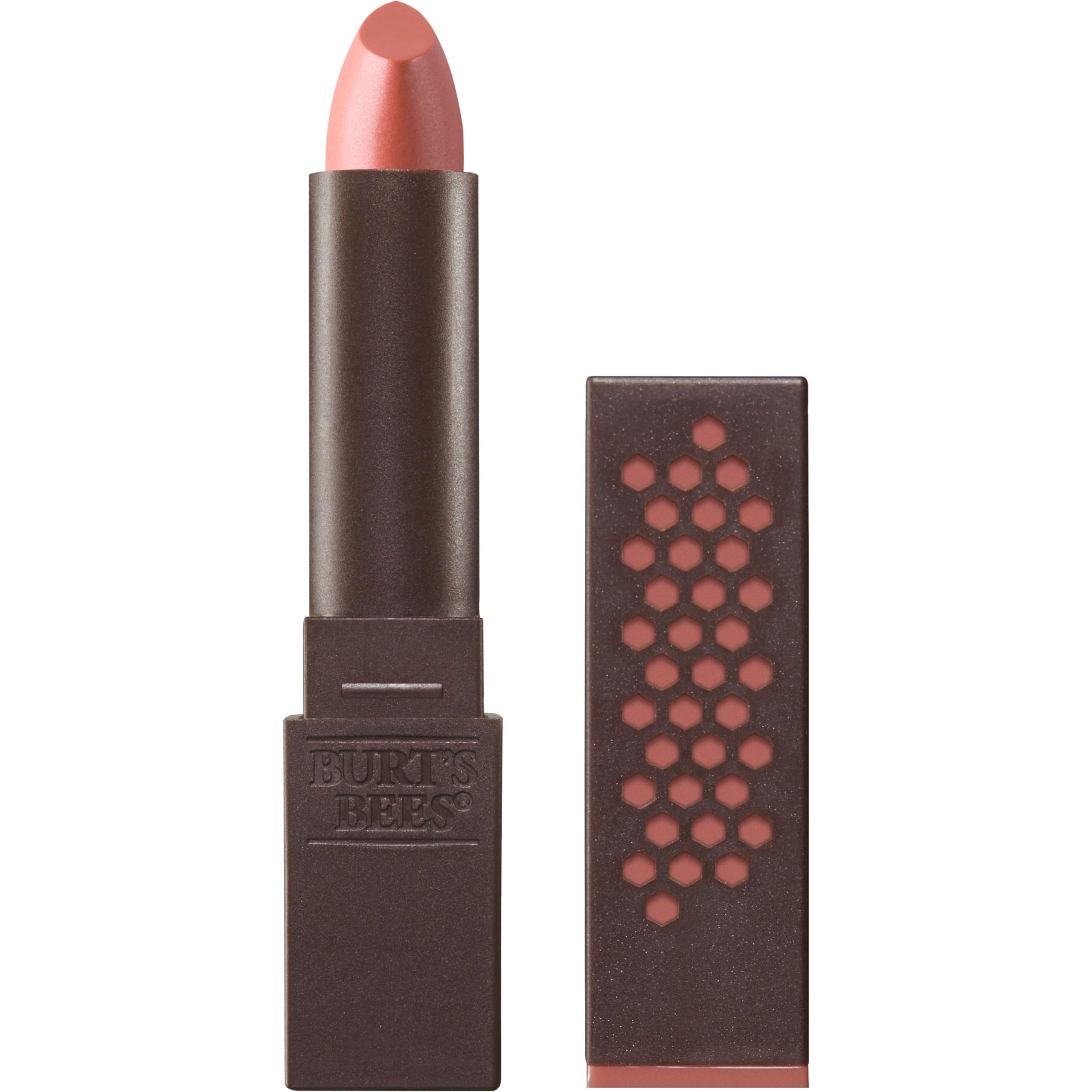 Burt's Bees 100 Percent Natural Glossy Lipstick, Peony Dew