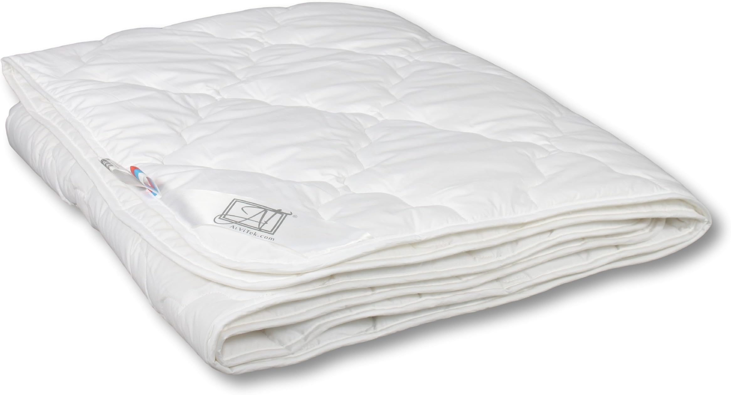 Smart And Cozy Eucalyptus 100% Organic Comforter with Eucalyptus Fiber, Lightweight, Quilted (Full XL/Twin 55''x81'')