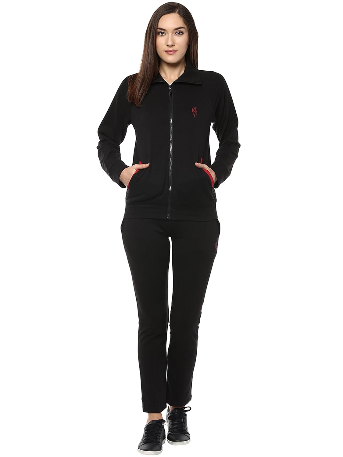 sakhi sang solid black track suits