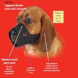 Mikki Dog Nylon Muzzle Breathable Black 5XL Comfort Fit Adjustable view 6