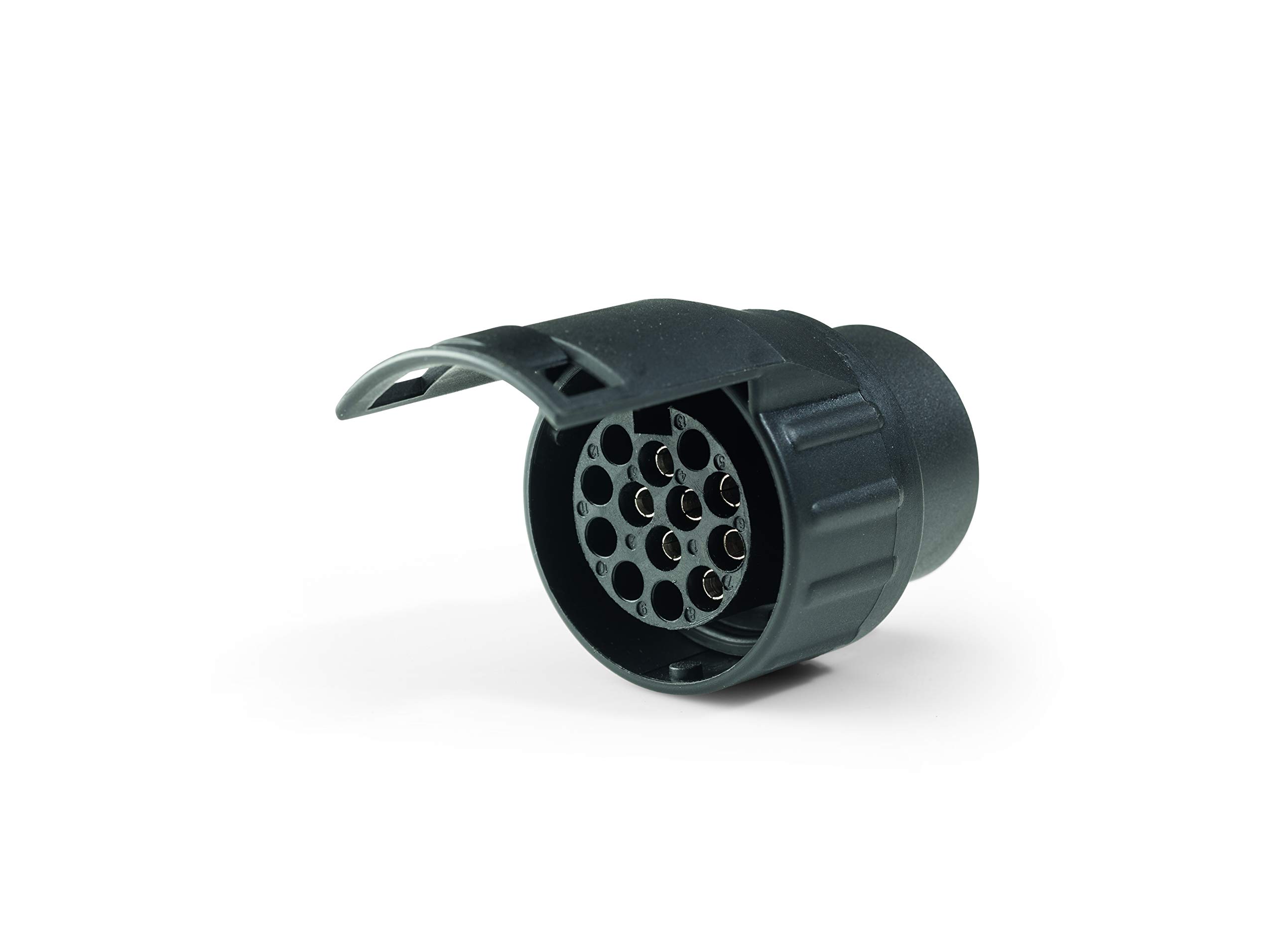 Adaptor 7-pin to 13-pin to connect 7pin socket on the vehicle to 13pin socket on the trailer or bike carrier