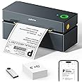 POLONO Bluetooth Thermal Shipping Label Printer, Wireless 4x6 Shipping Label Printer for Small Business, Support iOS, Android, Windows and Mac, Compatible with Amazon, Ebay, Shopify, Etsy, USPS (Grey)