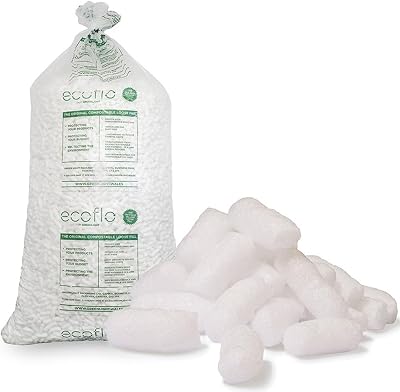 Storm Trading Group White Biodegradable Packing Peanuts 5 Cu Ft