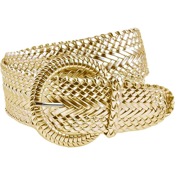 Marshal Metal Fashion Belt High Polished Gold Plated Mesh  display picture 2
