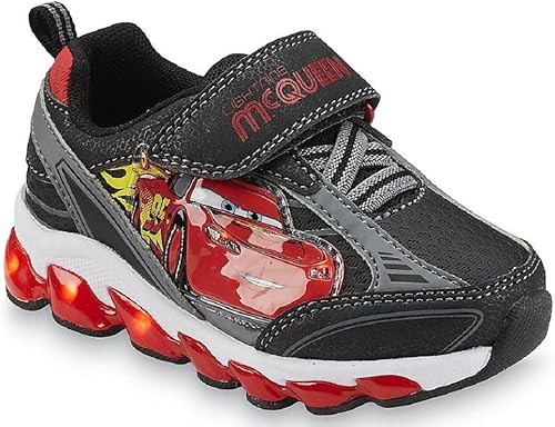 Amazon.com | Disney Boys Lightning Mcqueen Cars Sneakers (Black/Red/Gray 12 M US Little Kid 