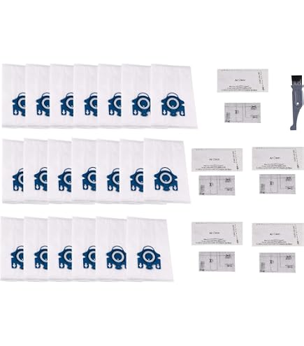 8 Replacement for Miele S314i Vacuum Bags, 8 Micro Filters & 1 HEPA Filter - Compatible with Miele Type FJM Bags, Micro Filters & SF-AH 30, SF-HA 30, AH30 Filter 8 Replacement for Miele S314i Vacuum Bags, 8 Micro Filters & 1 HEPA Filter - Compatible with Miele Type FJM Bags, Micro Filters & SF-AH 30, SF-HA 30, AH30 Filter