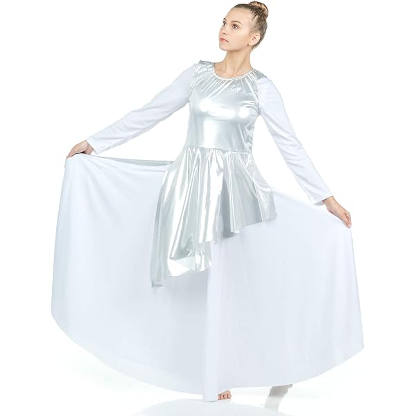 Danzcue Womens Worship Dance Angel Wing Shrug White S/m Long Danzcue ...