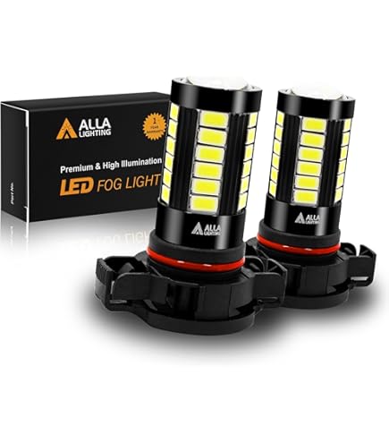 Amazon.com: Alla Lighting Premium 80W 2504 PSX24W LED Fog Lights