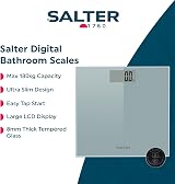 Salter Digital Bathroom Scale 180 kg Ultra Slim Platform Tap Start view 2