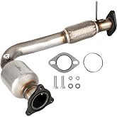 KLN Front Catalytic Converter W/Gasket Kit Compatible with Chevy Equinox 2010-2014 2.4L, Captiva Sport 2012-2015 2.4L, Compatible with GMC Terrain 2010-2014 2.4L, Direct-Fit - E.P.A. Compliant