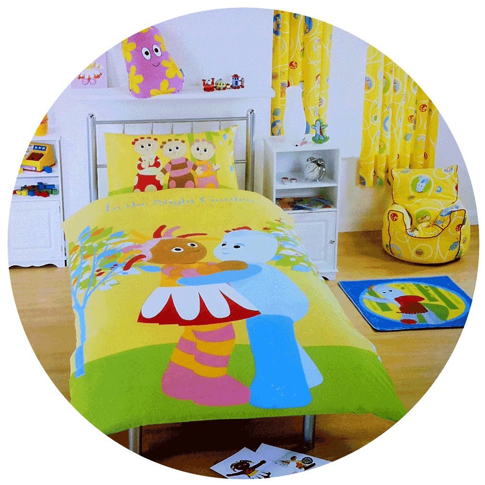 * OFFICIAL * IN THE NIGHT GARDEN Single Duvet Cover and Pillowcase set