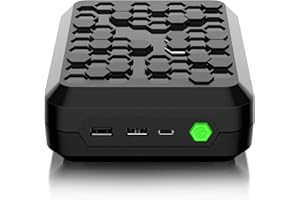 BuzzTV P6 PowerStation 8K Media Device with 8GB RAM, Expandable Storage, Android 13, Dual Quad-Core Processors, and BT-500 Smart Remote