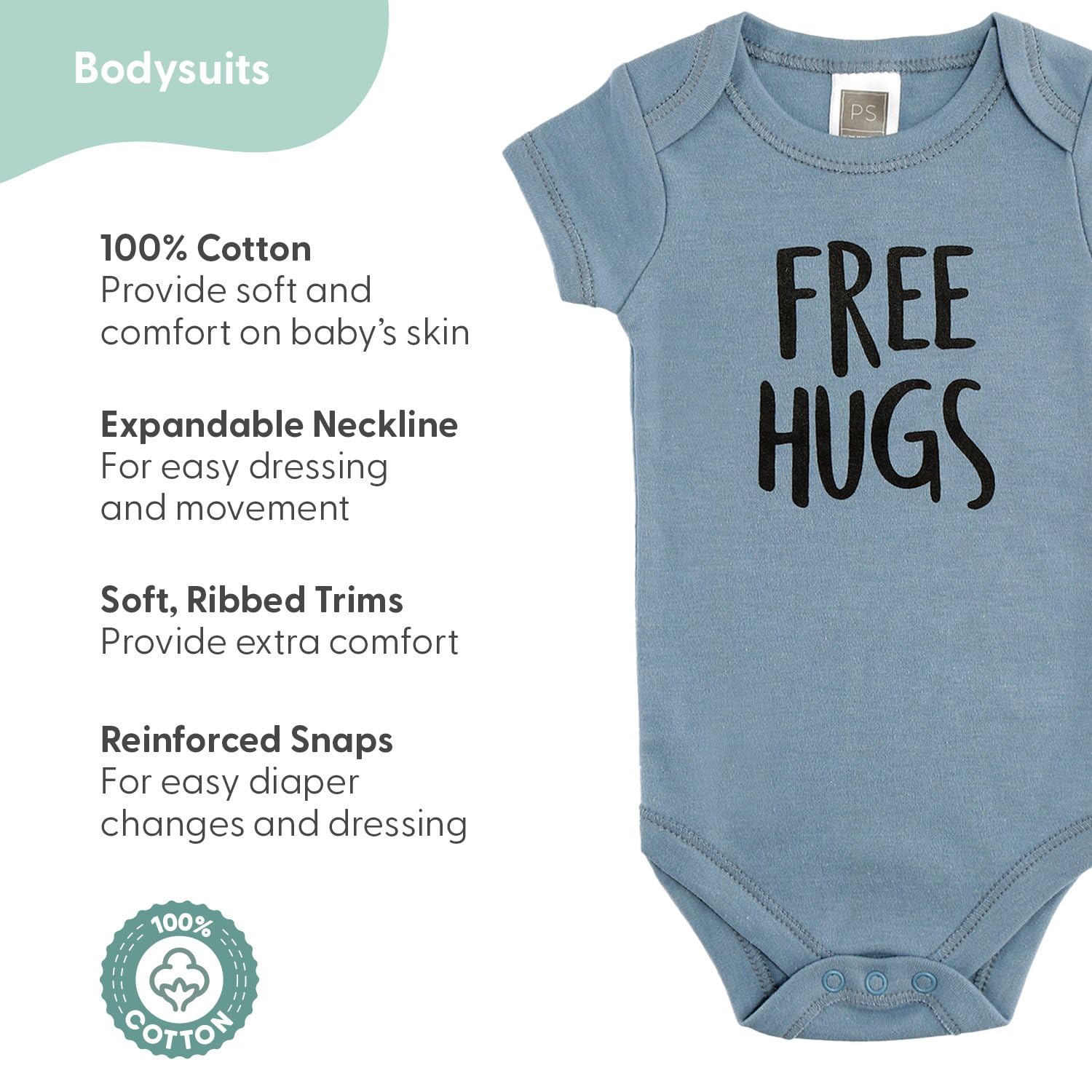 The Peanutshell Baby Layette Gift Set for Baby Boys - 23 Piece New Born Boy Gift Set, Clothes & Newborn Essentials Must Haves - Boy Clothes 0-3 Months - Soft Blue