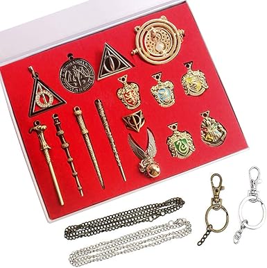 15pcs/Set HP Magic Wand Necklace Set 