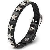JRAIYBZ Punk Studded Bracelet Black Leather Bracelet Rivets Bracelet Punk Bracelet Gothic Bracelet Adjustable Cuff Bracelet Bangle Punk Jewelry for Men Women Punk Rock Accessories