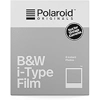 Polaroid Originals Instant Film Black & White Film for I-TYPE, White (4669),8x10"