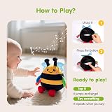 hahaland 4-in-1 Dancing Bee Baby Toy 6-12 Months Montessori Sensory view 6