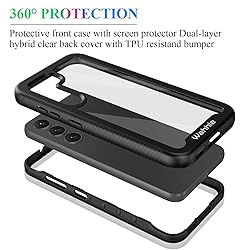 wahhle Samsung Galaxy S23 Case, Built in Screen