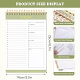 Thboxes 2 Pack Undated To Do List Notepad A5 Spiral 104 Sheets 21x14 cm view 2