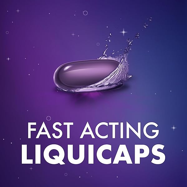 ZZZQUIL LIQUICAP SLEEP AID, DIPHENHYDRAMINE 25MG HCL, SLEEP AIDS FOR ADULTS, NIGHTTIME SLEEP AID, 72 LIQUICAPS