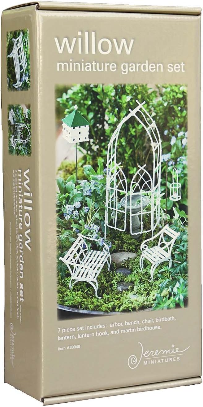 miniature garden set