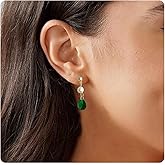 pearl earrings for women,14K Gold plated pearl drop earrings freshwater pearl dangle earrings long drop earrings for women Wedding Earrings for Brides Jewelry gift