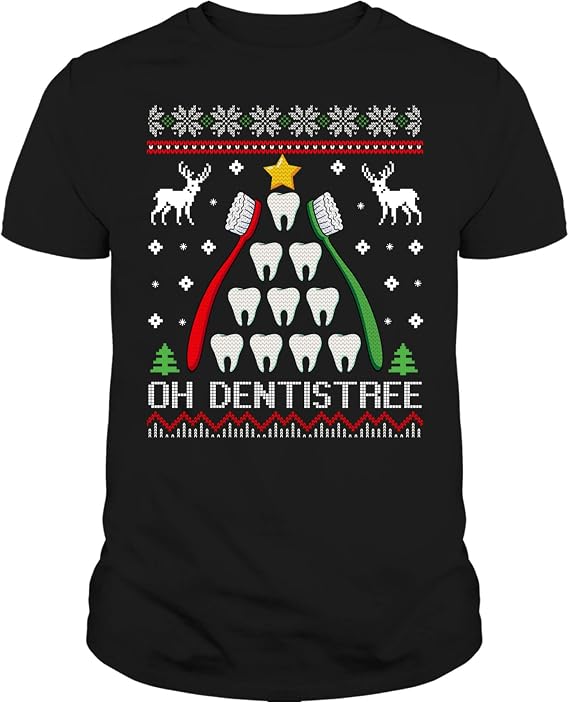 dental hygiene christmas shirts