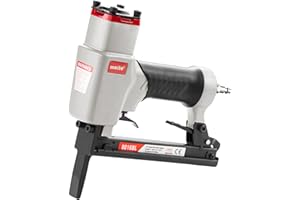 meite 8016BL 21 Gauge 1/2-Inch 12.8MM Crown 1/4 to 5/8-Inch (6-16MM) Pneumatic Fine Wire Stapler with Long-Thin Muzzle for Up