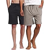 CYZ Men's Sleep Shorts - 100% Cotton Knit Sleep Pajama & Lounge Wear