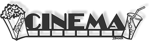 Amazon Com Door Cinema Wall Art 3d Metal Cinema Wall Art 31