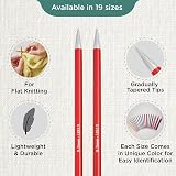 KnitPro Zing Single Pointed Needles 10 inches 9.00 mm view 3