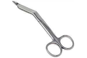 Stainless Steel Bandage Scissors As Gifts for Students, Frontline Health Care Workers and Nurses (Silver - 5.5")